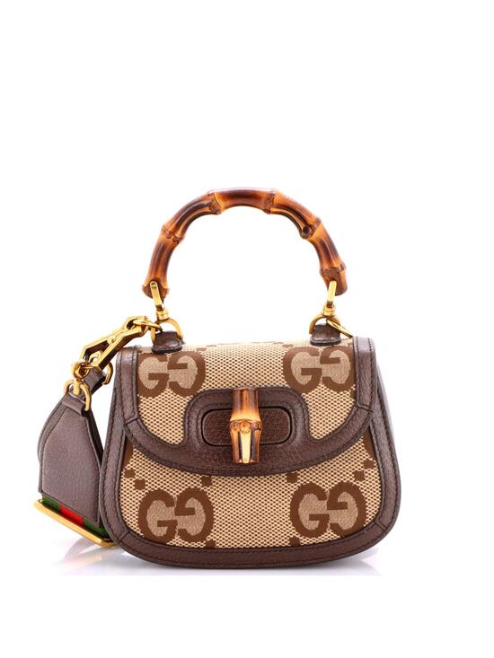 Gucci Handbags - Gucci Bamboo Top Handle Bag Jumbo Gg #301539G24B